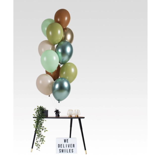 Groene ballonnen set