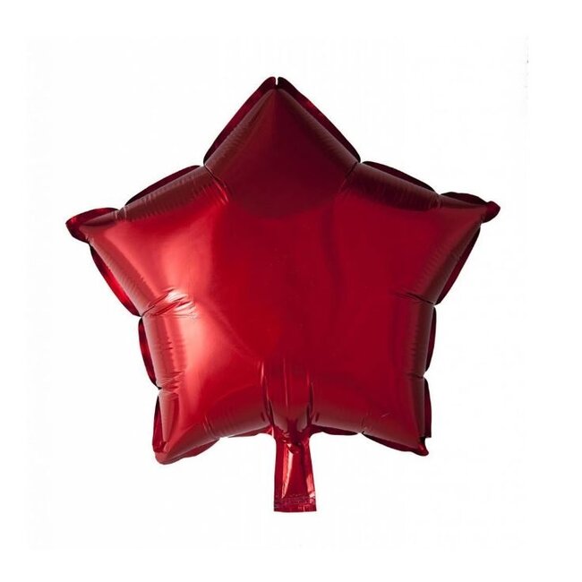 party Glanzend rood folie ballon