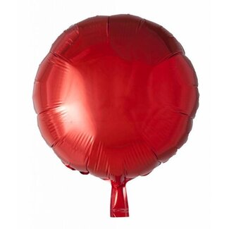 party Folie ballon rood rond