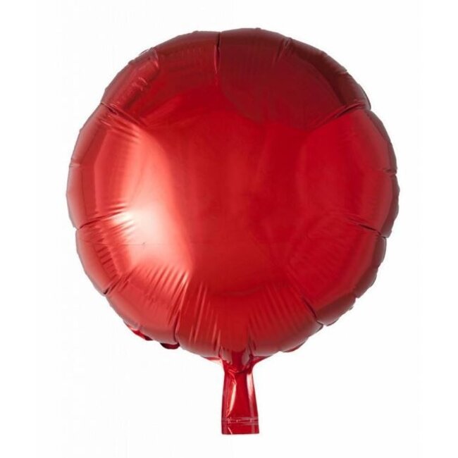 party Folie ballon rood rond