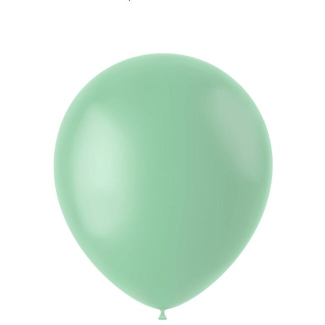 Feestartikelen mint groen ballonnen - 10 stuks