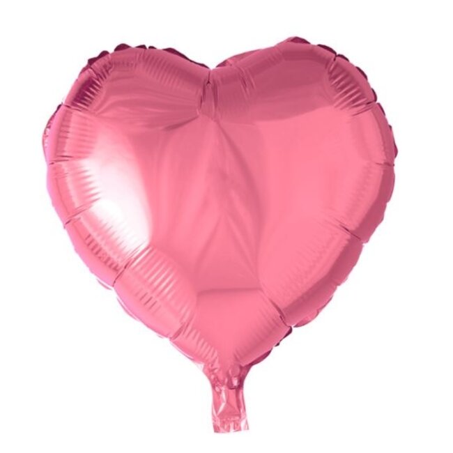 Feestartikelen Roze hart ballon - 45 cm