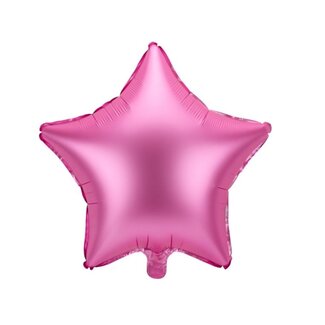 Feestartikelen Roze ster ballon - 48 cm