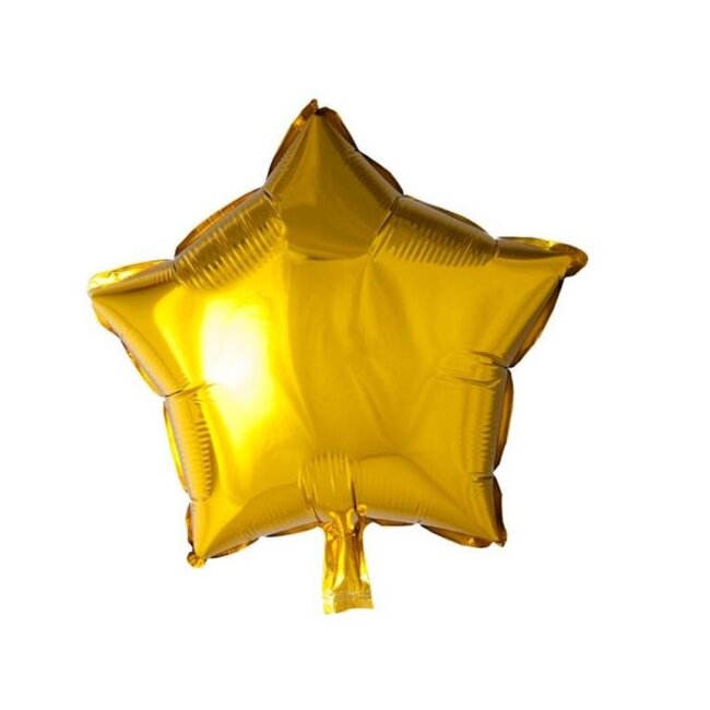 Gouden ster folie ballon