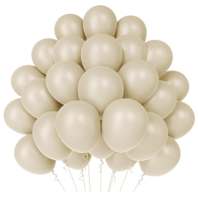 Ballonnen nude cream