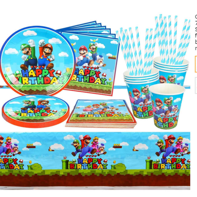 Super mario servies set