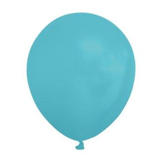 Turquoise ballonnen mini 100 stuks