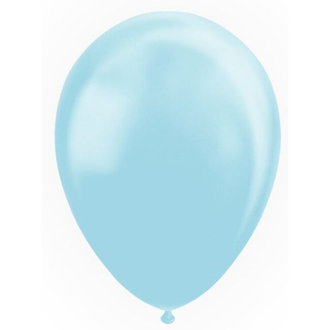Pastel licht blauwe ballonnen
