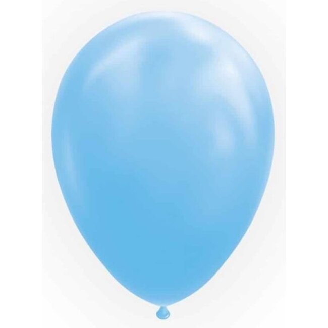 Licht blauwe ballonnen 25 stuks