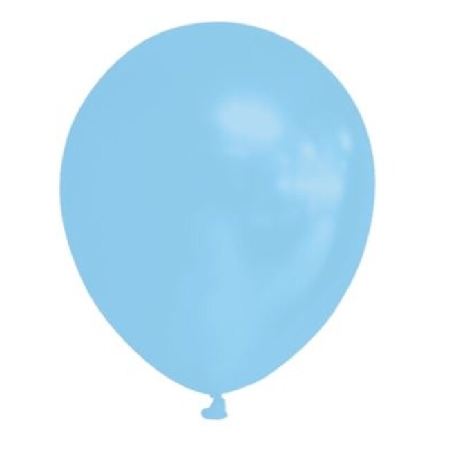 Licht blauwe ballonnen 13 cm - 100 stuks