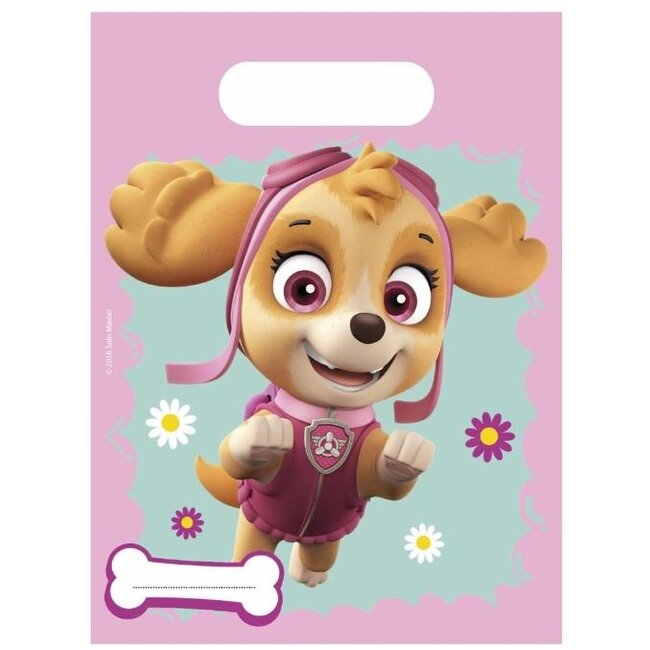 Roze Paw patrol snoepzakjes