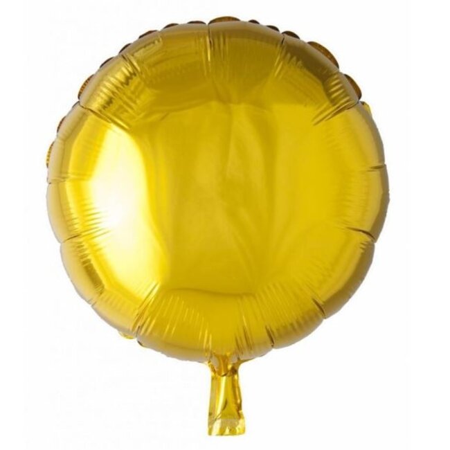 Gele/gouden ronde ballon