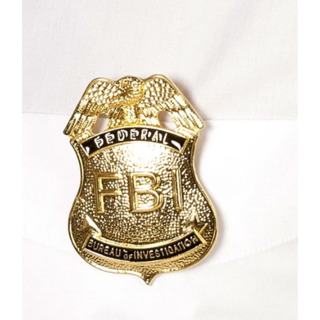 FBI badge goud