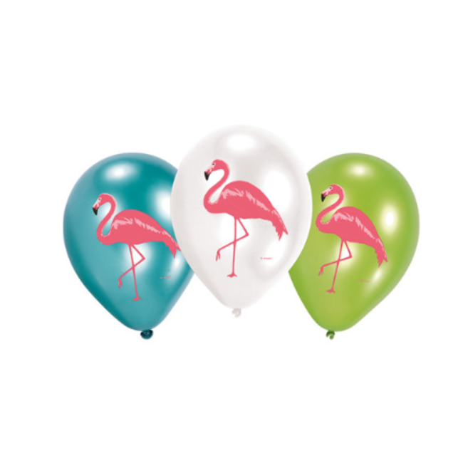 Happy birthday ballonnen flamingo