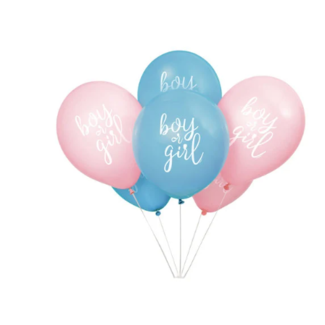 Gender reveal ballonnen