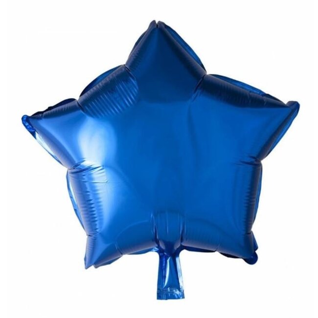 Blauwe ster ballon