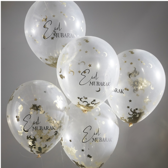Ginger Ray Eid mubarak confetti ballonnen