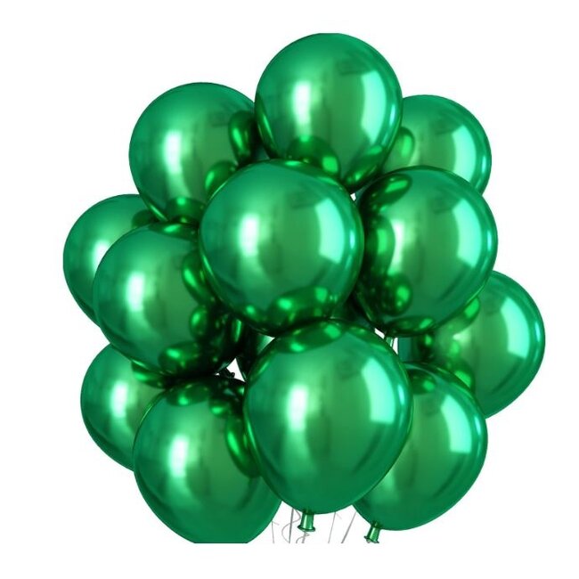Metallic groene ballonnen