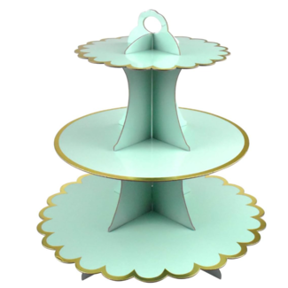 Pastel taart etagere's