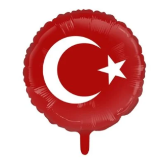 Turkse vlag folie ballon