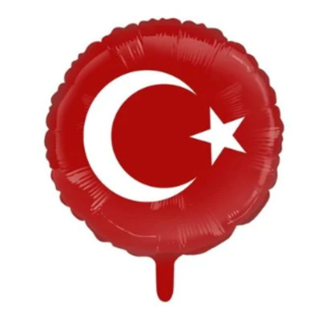 Turkse vlag folie ballon