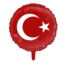 Turkse vlag folie ballon