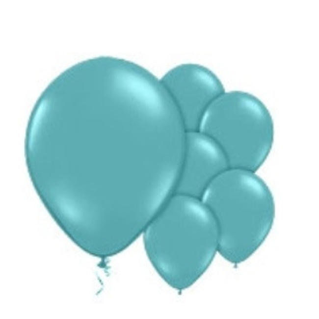 Turquoise ballonnen