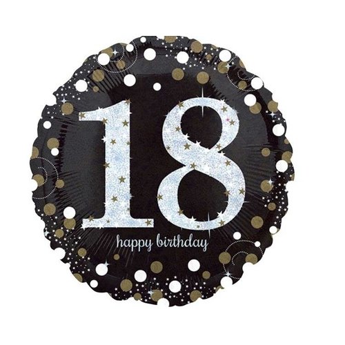 18 jaar folie ballon goud 18 jaar folie ballon goud