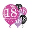 18 jaar ballonnen roze