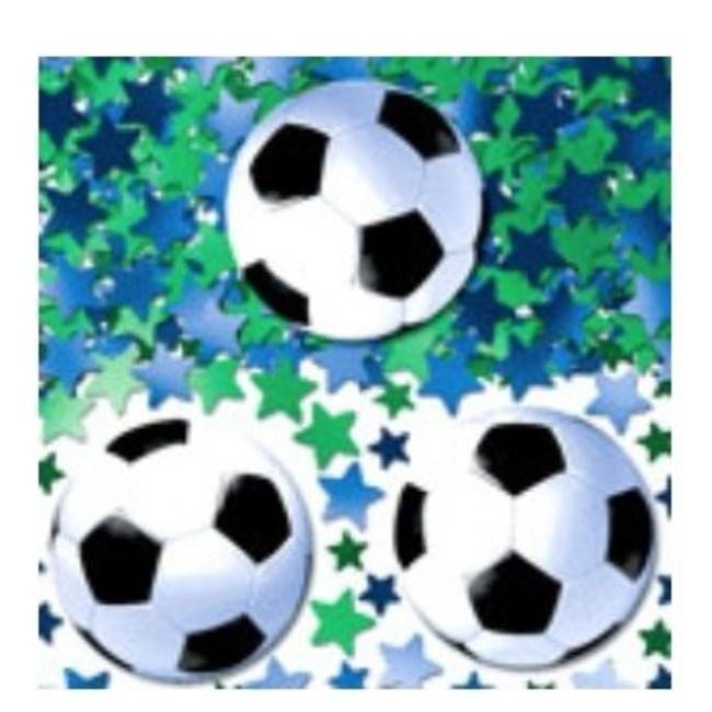 Voetbal confetti