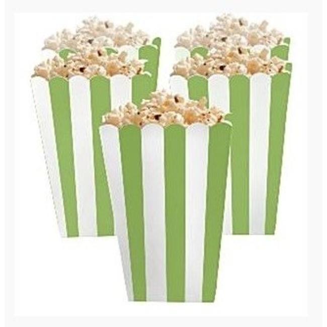 Popcorn bakjes lime groen