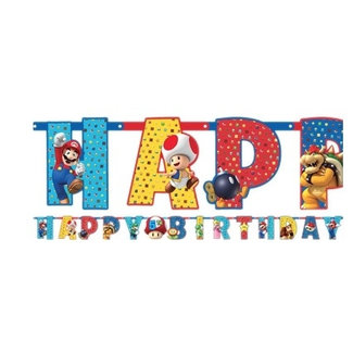 Super mario happy birthday slinger