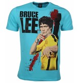 Mascherano T-shirt Bruce Lee - Aqua Blue