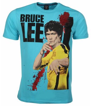 Mascherano T-shirt Bruce Lee - Aqua Blue