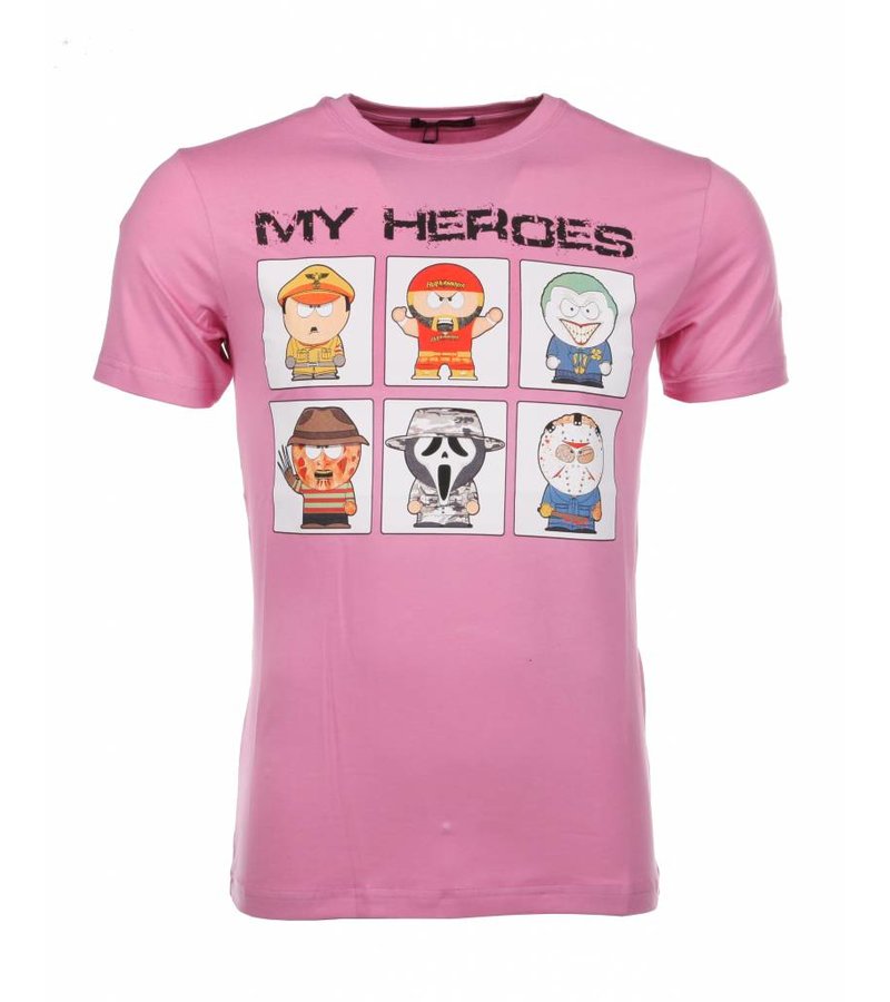Mascherano T-shirt My Heroes - Pink