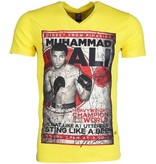 Mascherano T-shirt - Muhammad Ali - Yellow