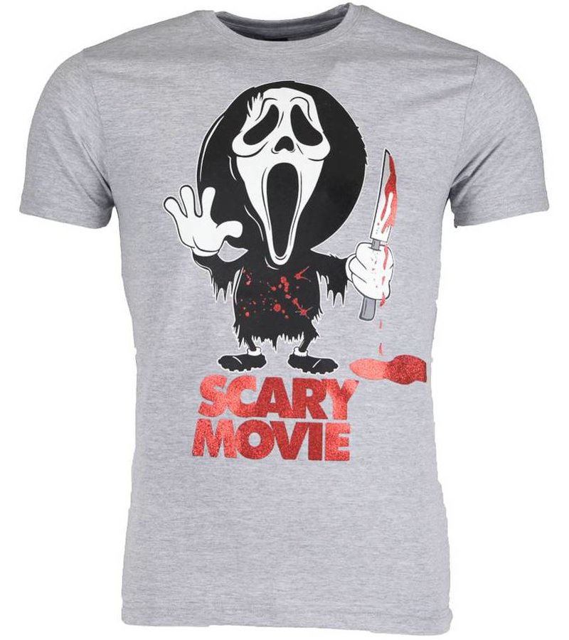 Mascherano T-shirt - Scary Movie - Grey