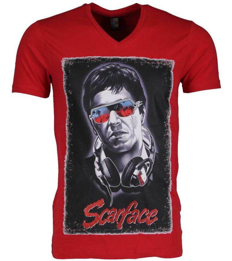 Mascherano T-shirt - Scarface - Red