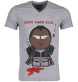 Mascherano T-shirt - Blade Fearless Vampire Killer - Grey