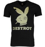 Mascherano T-shirt - Destroy - Black