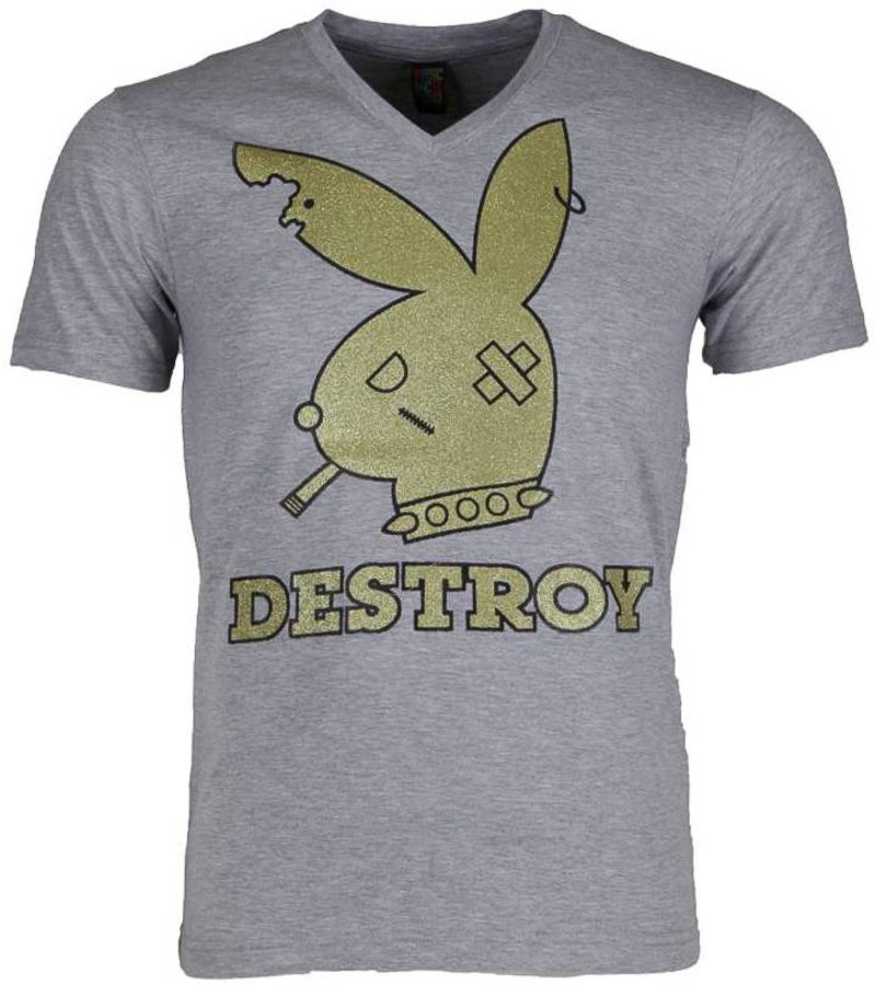 Mascherano T-shirt - Destroy - Grey