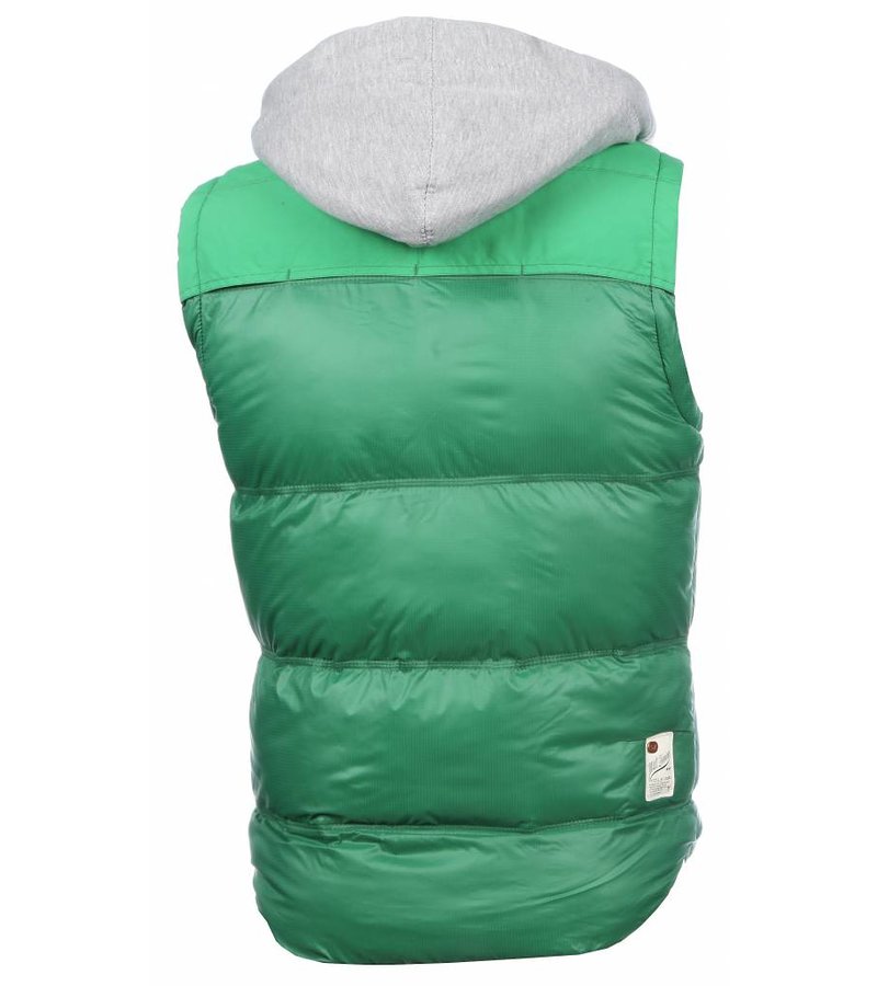 Yole Bodywarmer - Basic Hooded - Green