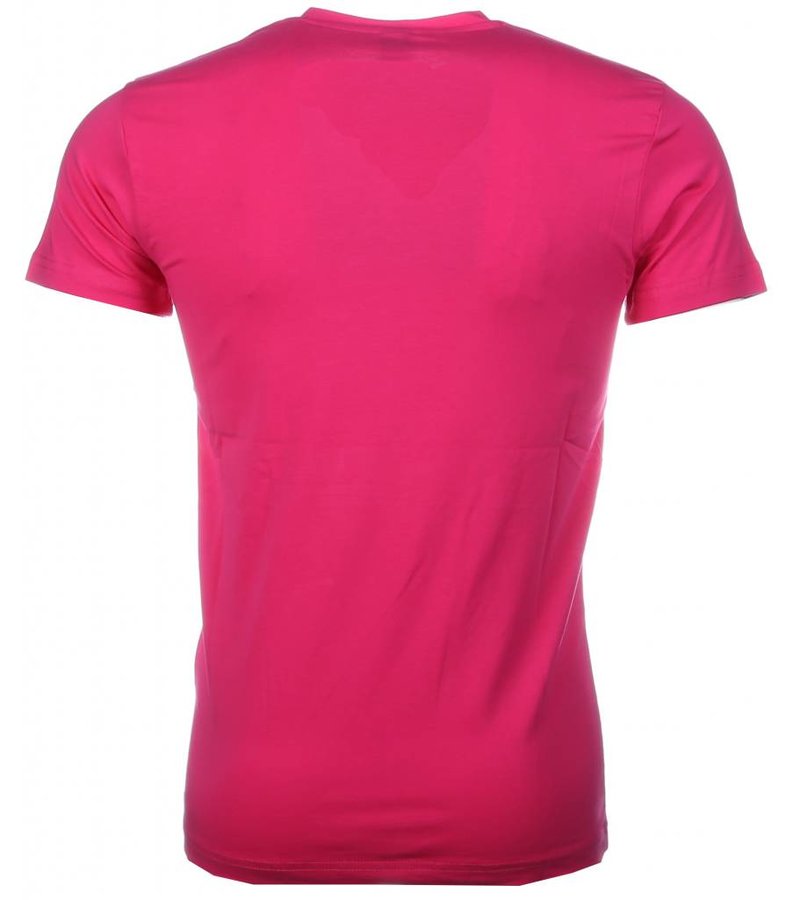 Mascherano T-shirt - Destroy Print - Pink