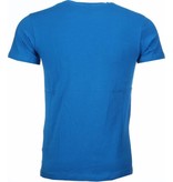 Mascherano T-shirt - Anonymous Disobey Print - Blue