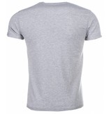 Mascherano T-shirt - Zidane Print - Grey