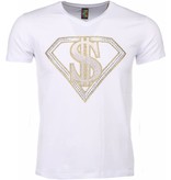 Mascherano T-shirt - Superman Dollar Print - White