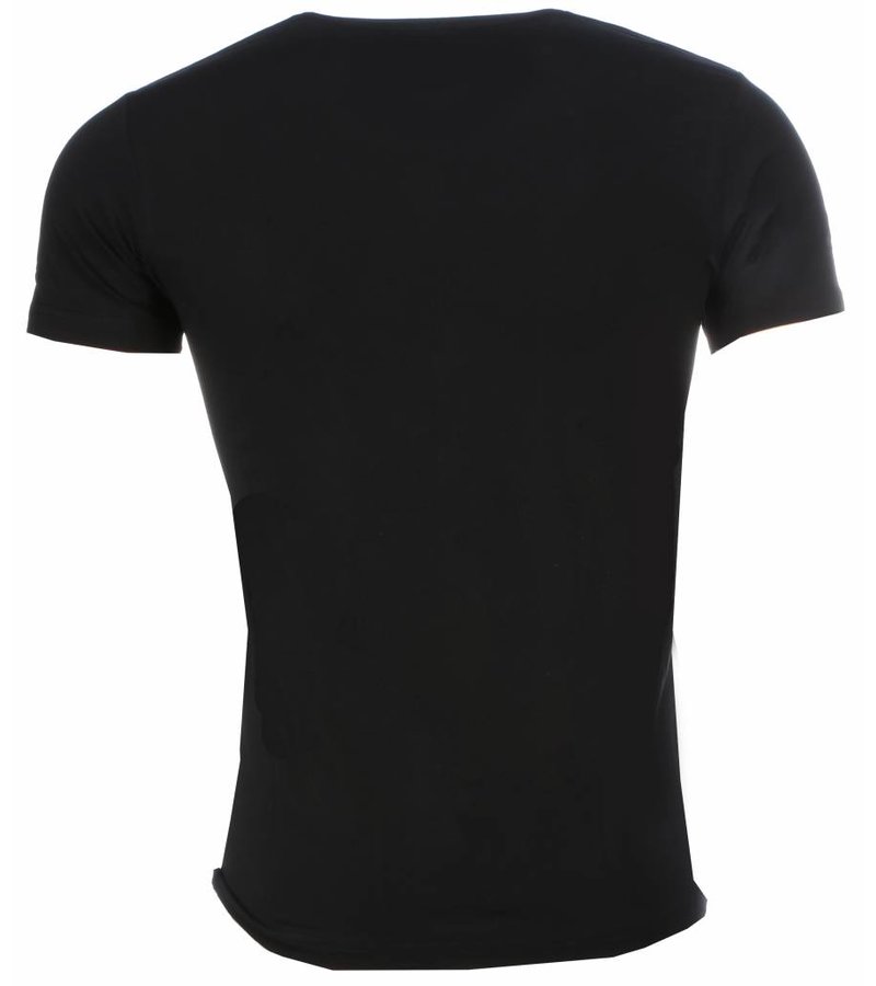 Mascherano T-shirt - NPA Print - Black