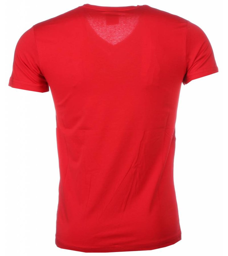 Mascherano T-shirt - Black Edition Print - Red