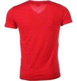 Mascherano T-shirt - Muhammad Ali Zegel Print - Red