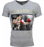 Mascherano T-shirt - Muhammad Ali Glossy Print - Grey